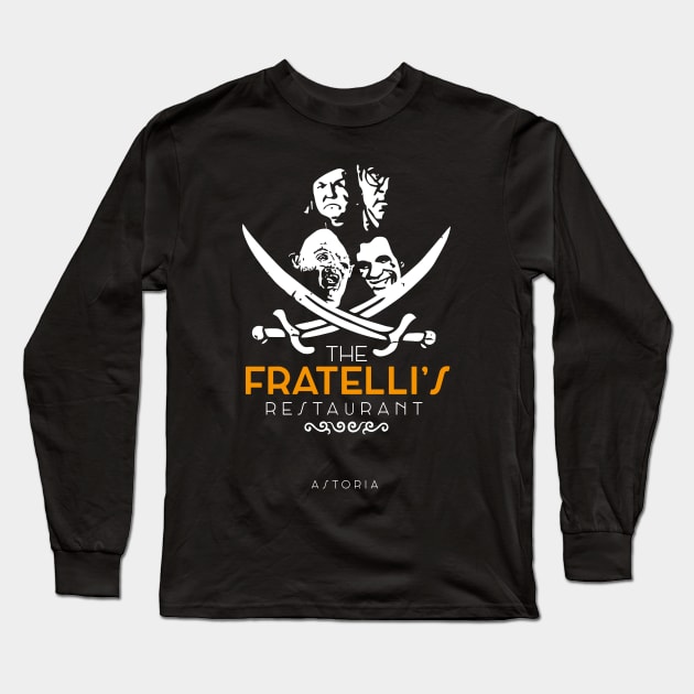 Fratelli's Restaurant Astoria Goonies Long Sleeve T-Shirt by TEEWEB